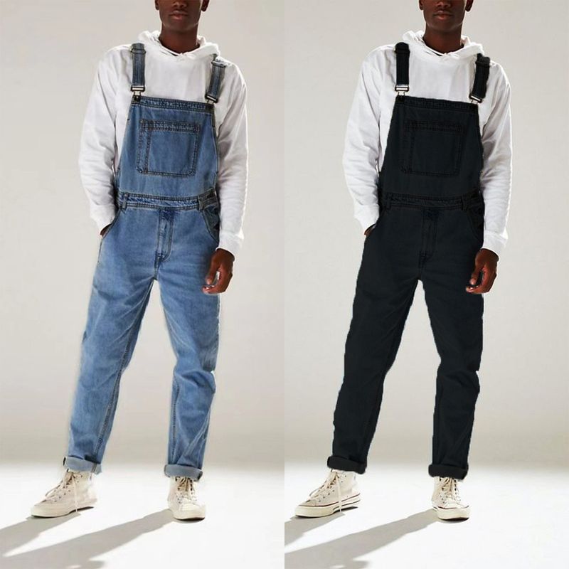 2024 Nye Herremode Jeans Overalls Sexet Herretøj Sommer Afslappet Demin Jumpsuits Masculinas Plus Size_voghion.com