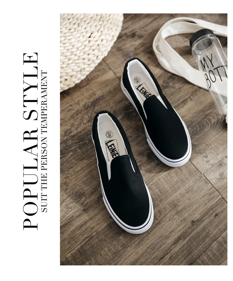Scarpe da tavola in tela con fondo piatto, basse, casual, comode, alla moda, traspiranti, leggere e minimaliste, con un piede solo_voghion.com
