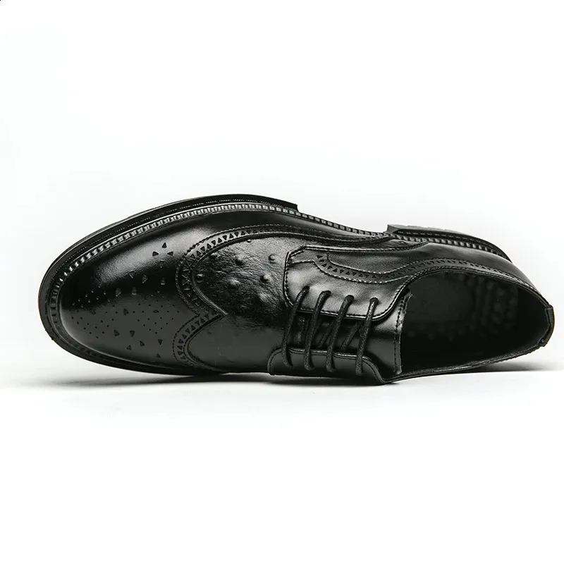 selg modieuze heren doek Rogue gesneden leer Buines jurk formele schoenen heer casual Oxford gratis levering 240930_voghion.com