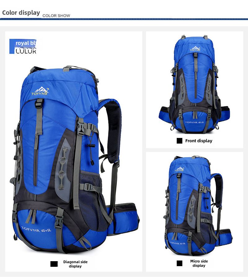 New multi-functional backpack outdoor hiking bag travel large capacity wear-resistant shoulders_voghion.com