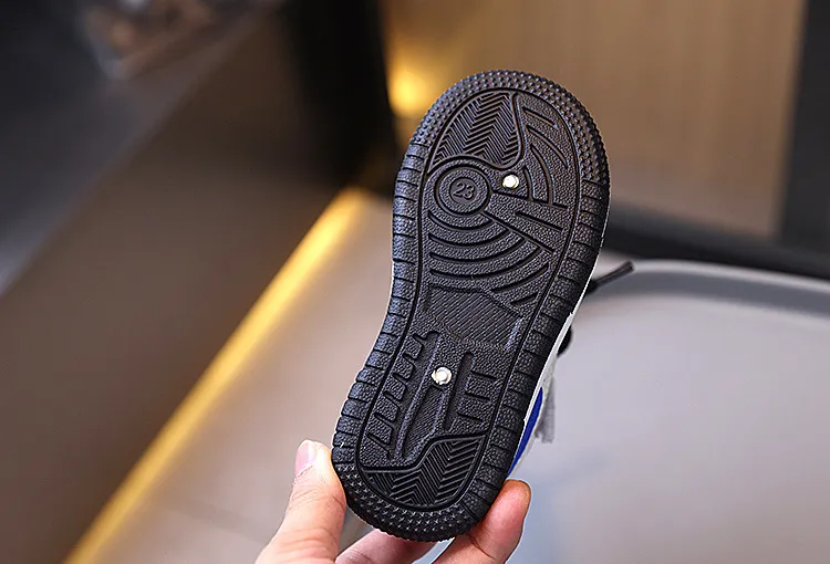 Kids Fashion High Top Casual Sport Girls Boys Youth Non-slip Board Shoes Autumn New Soft Sole Littlesprouts Toddler_voghion.com