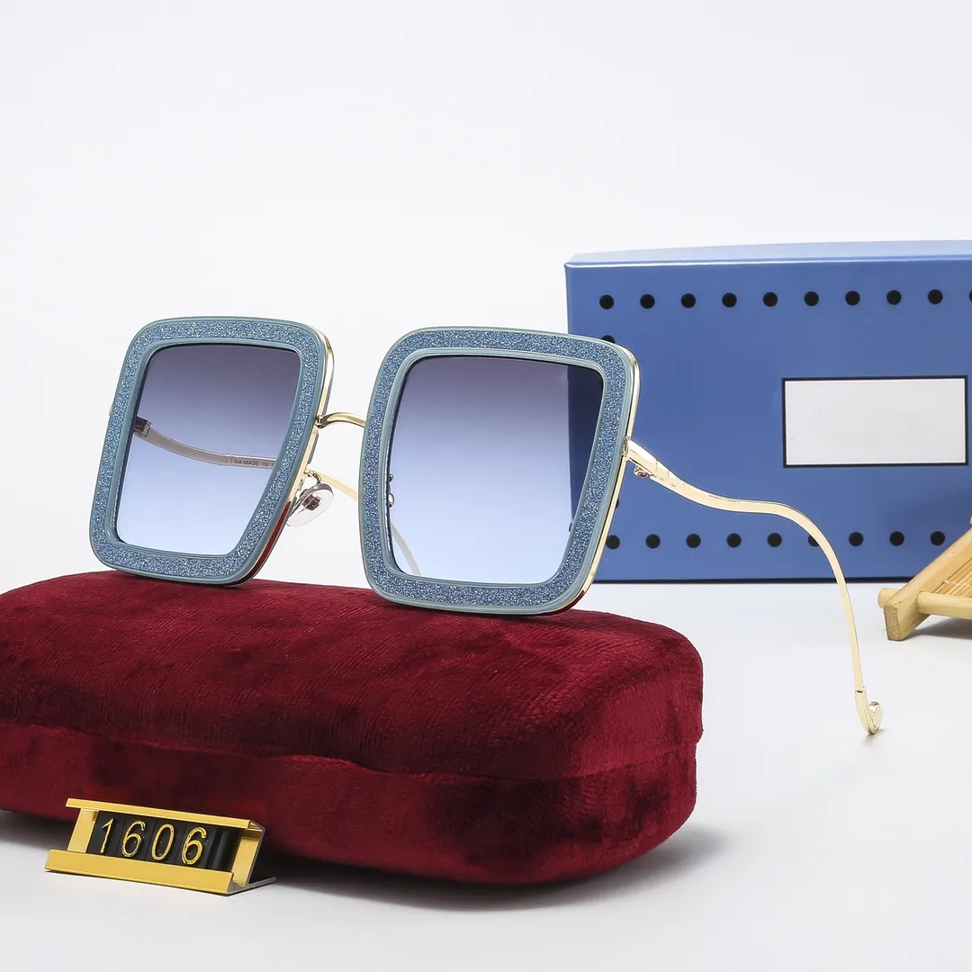Brand New Sunglasses 2022 Vintage Women's Large Frame Square Shape Sun Glasses Women Cat Eye Fashion Men UV400_viptrois.com
