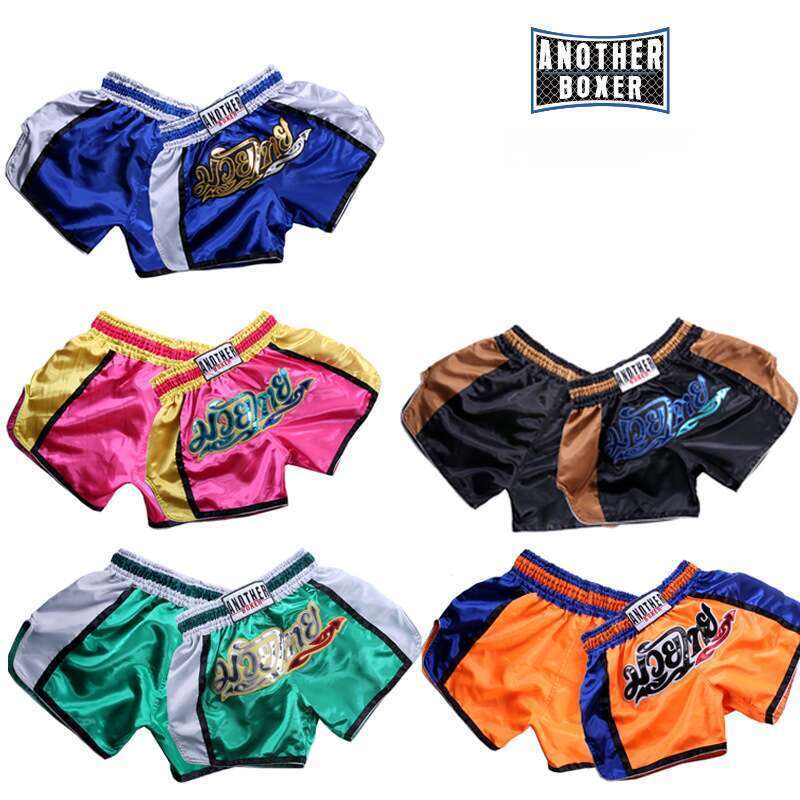 Pantalones de combate ANOTHERBOXER para Muay Thai, Sanda, entrenamiento deportivo, MMA, para hombres y mujeres_voghion.com