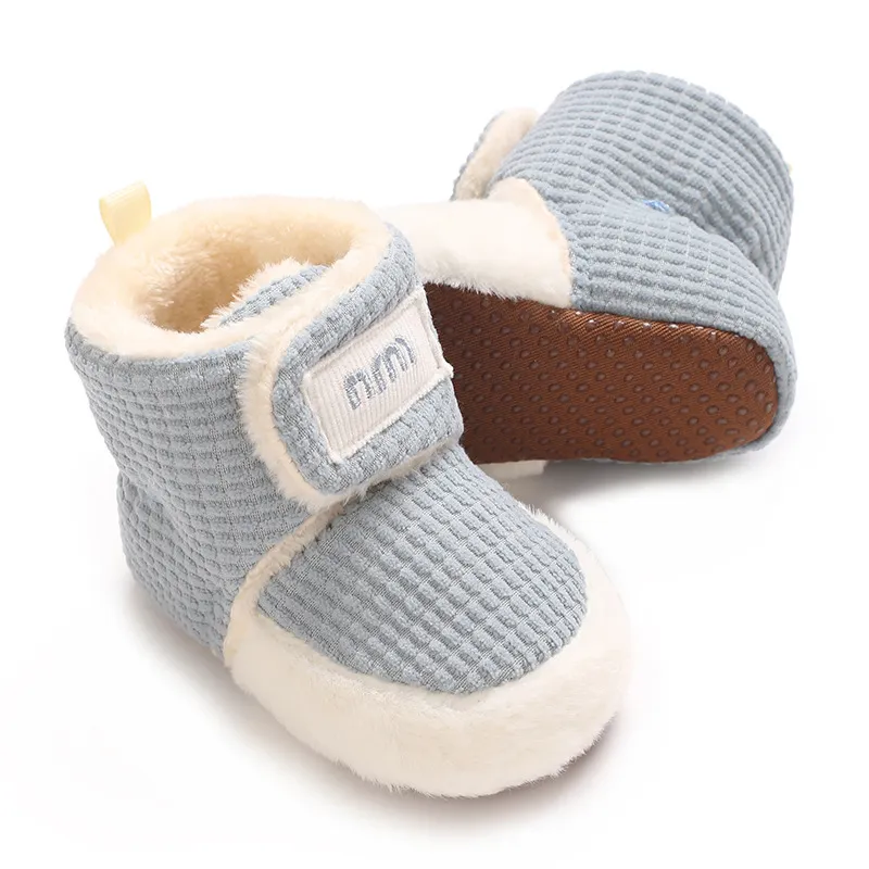 Botas de inverno de lã quente para bebês recém-nascidos, sapatos para crianças pequenas, botas Cutefeet para meninas e meninos de 0 a 18 meses_voghion.com