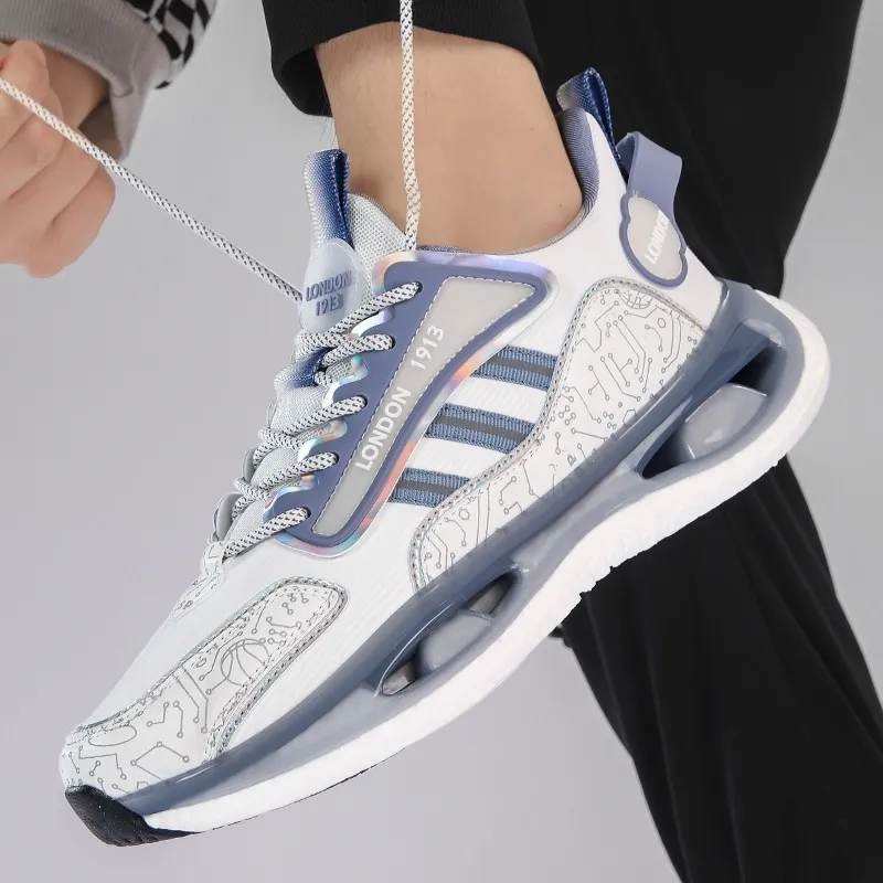 2024 New Flying Woven Breathable Men'S All Fashion Student Sports Leisure Outdoor Running Shoes_voghion.com