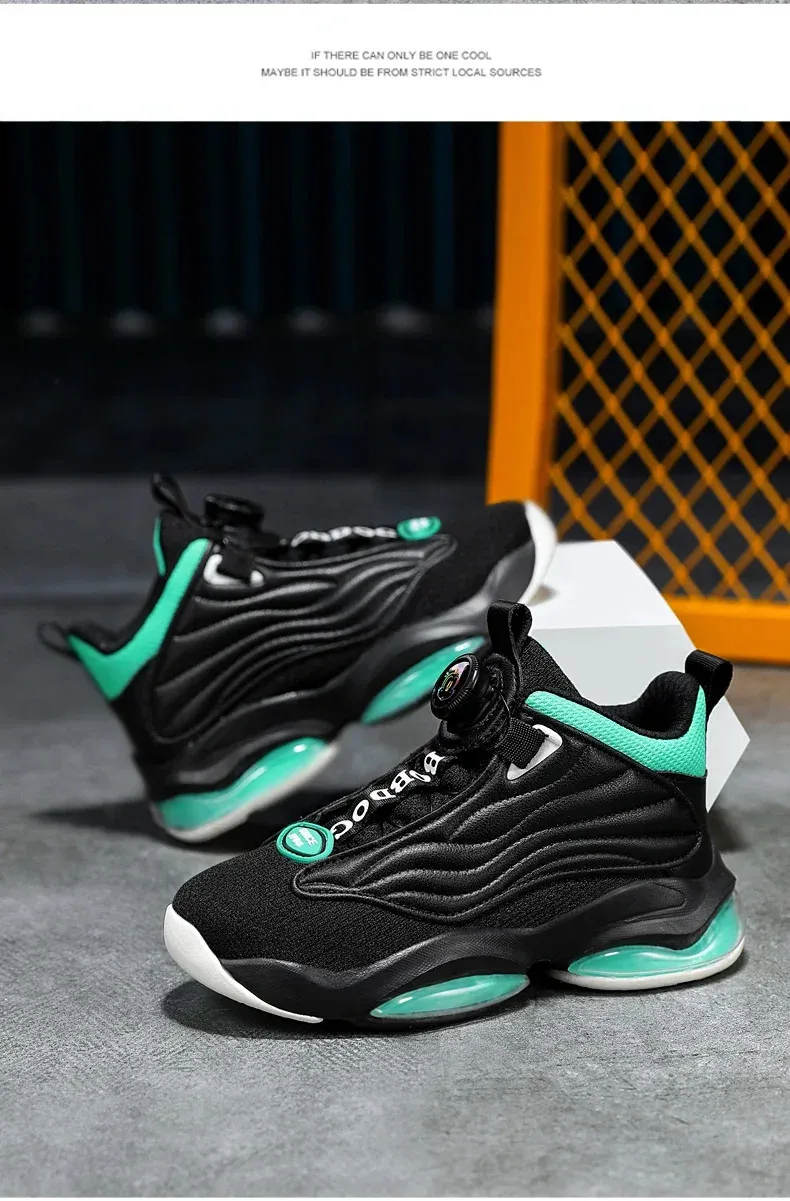 Modne buty do koszykówki Vanmie dla chłopców, wygodne, sportowe, dziecięce buty treningowe 2406_voghion.com