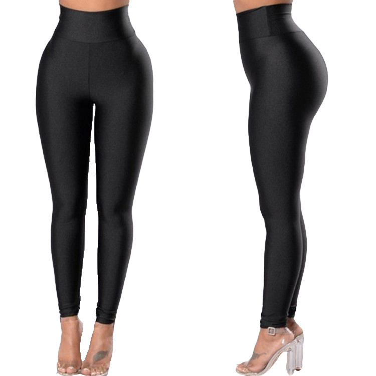 Héich Taille Hip Erhéijung Héich Elastizitéit Fräizäit Sport Yoga Lafen_voghion.com