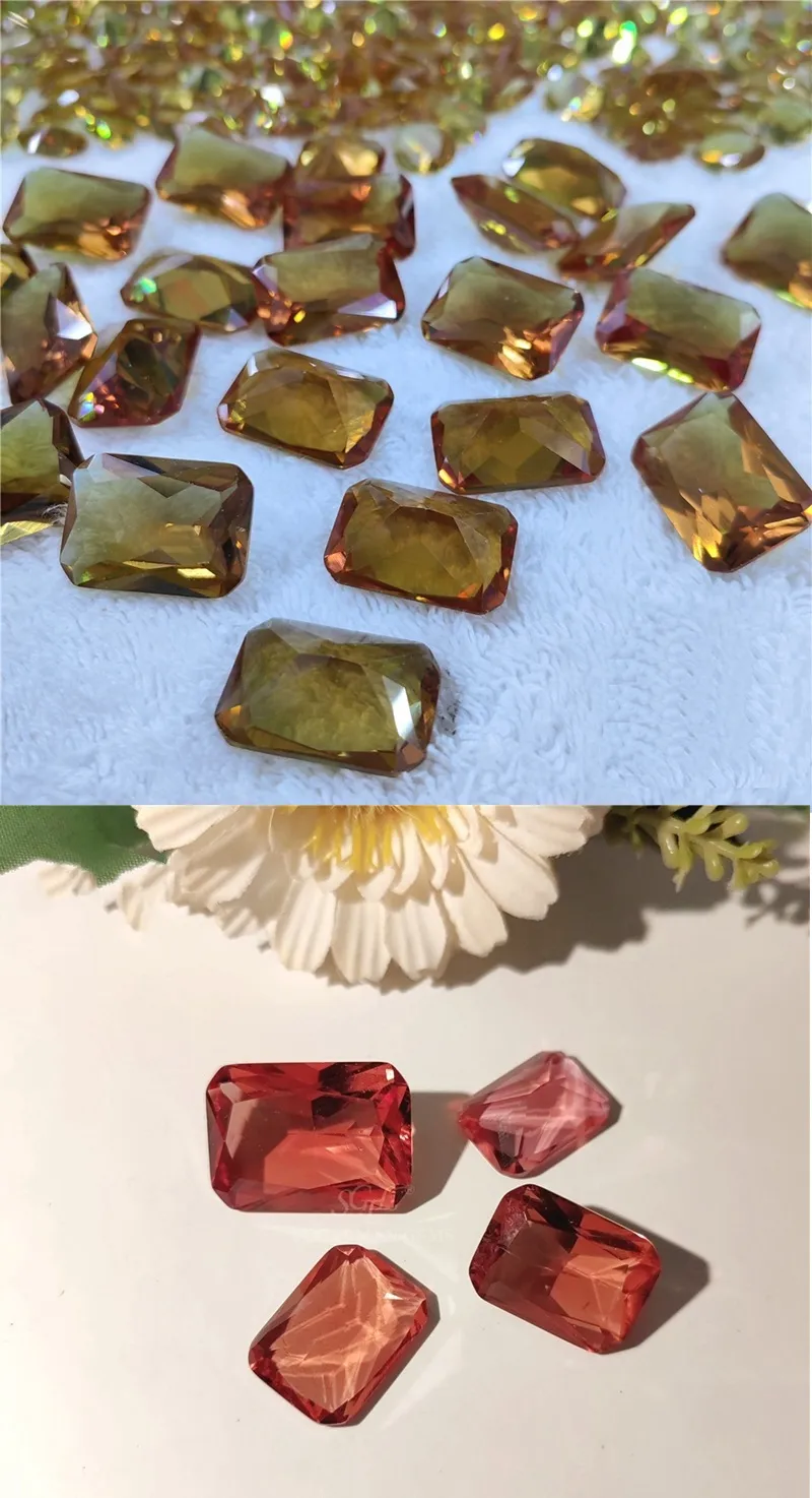 Halsketten-Ohrringe-Set, Sudanstein, türkischer Farbwechselschmuck, Strass, Wassertropfenform, Zultanit-Kristall, 3-teilig_voghion.com