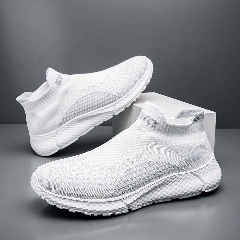 Slip On Men Outdoor Lightweight Men's Loafers Non-slip Soft Male Walking Shoes Breathable Mesh Casual Sneakers 2024_voghion.com