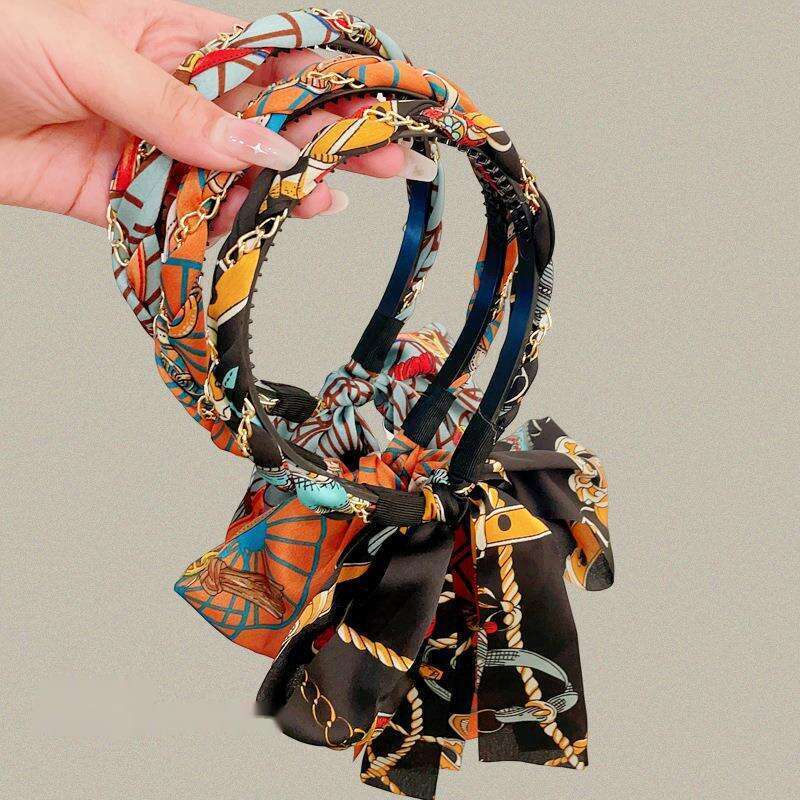 Cerchietto intrecciato elegante per donna accessorio capelli chic_voghion.com