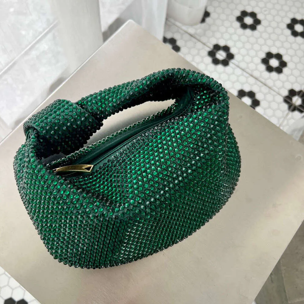 Designer Knotted Crsytal Rhie Dia Cloud Women's Handbag Bg Shiny Evening Bag Dinner Party Clutch Purse_voghion.com