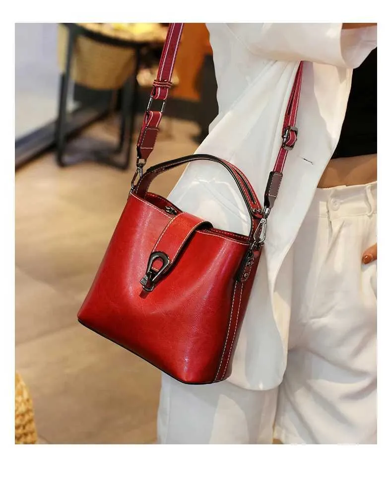 Burminsa eigenaar leren bucket tas, dames schoudertas, crossbody tas_voghion.com