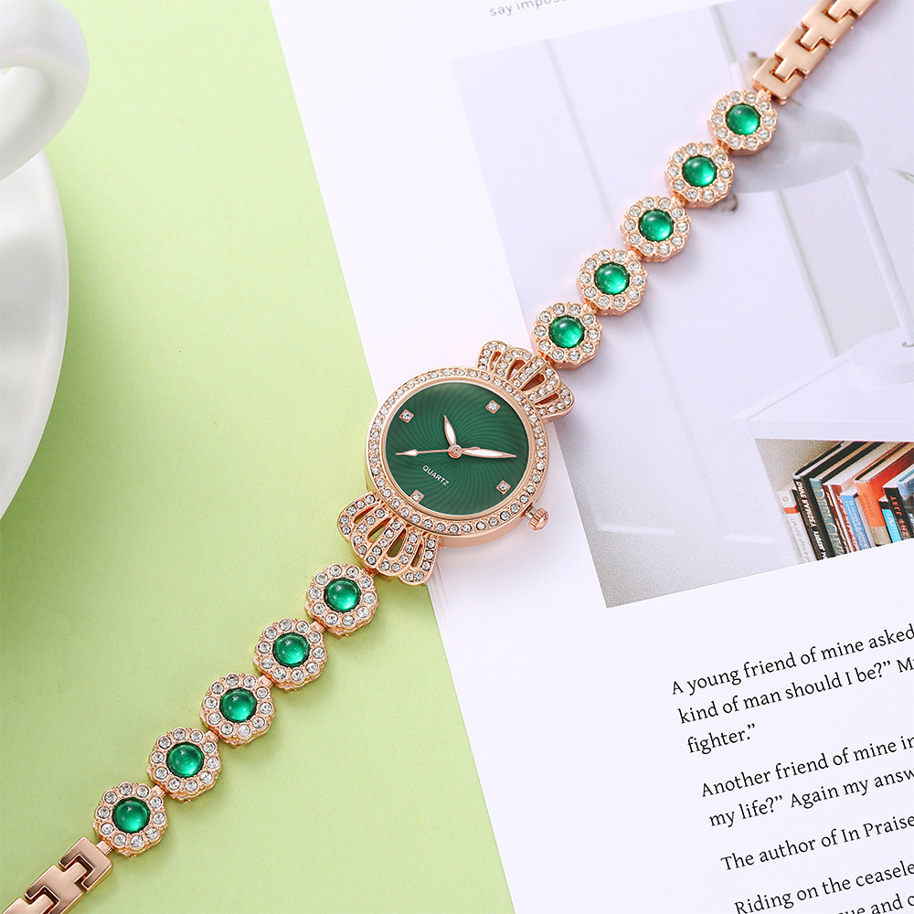 Bracelet Watch Crown Jewelry Fashion Women's Watch Quartz Watch_voghion.com