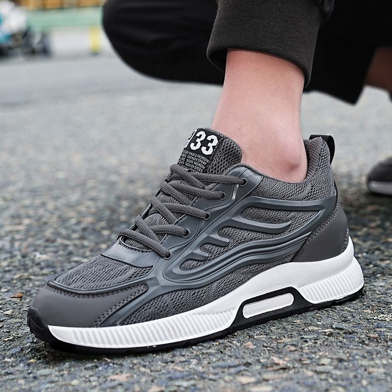 Onzichtbare interne casual heren helling hak hoogte toename grote maat kleine witte schoenen_voghion.com
