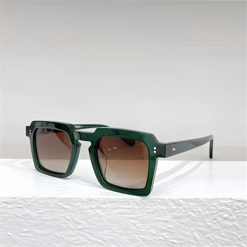 Lunettes de soleil carrées de créateur pour hommes et femmes, verres vintage, lunettes de soleil polarisées pour la conduite, lunettes de soleil pour hommes, mode, planche en métal_voghion.com