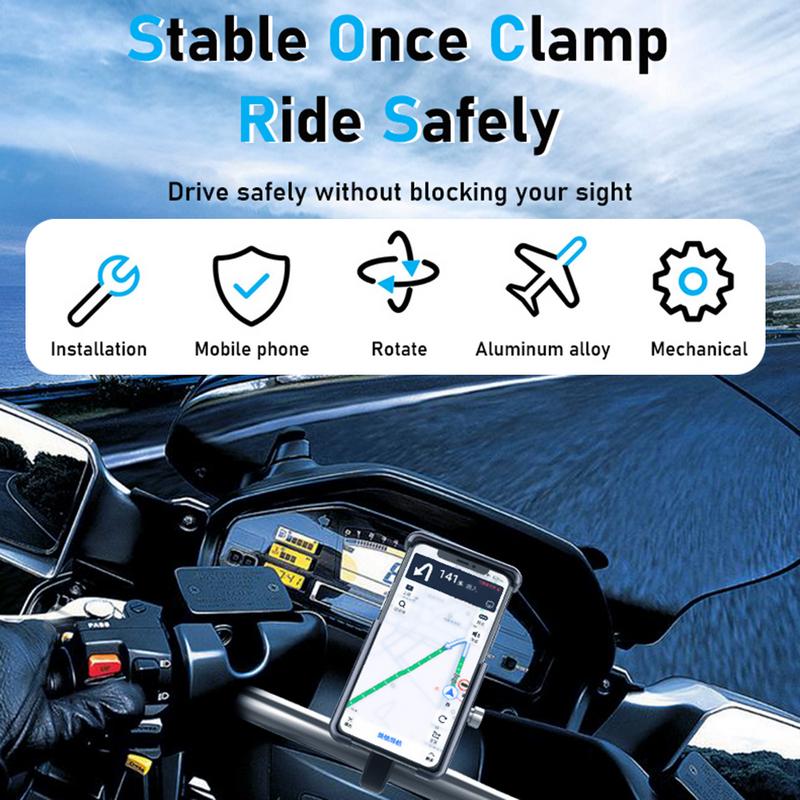 360° drehbarer universeller Telefonhalter | Fahrrad-Handyhalter, praktisch und langlebig für Elektrofahrräder und Motorräder_voghion.com