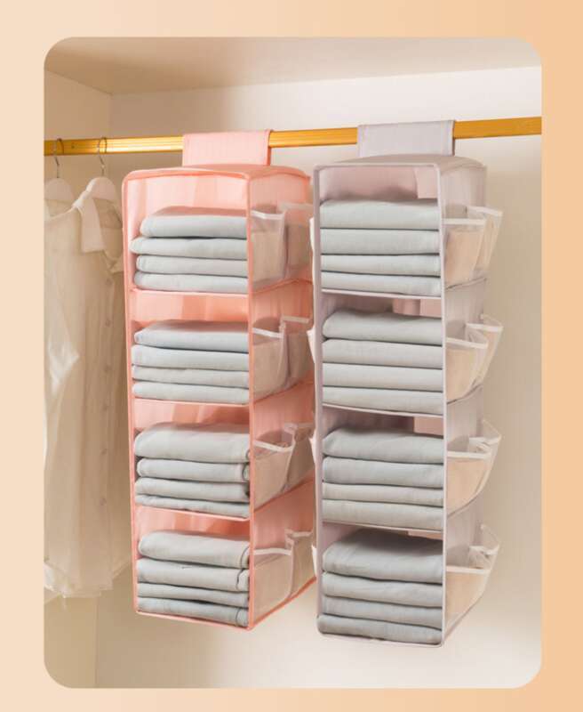 【 8692 People Collection 】 Multi Functional Double-sided Three-dimensional Wardrobe Clothes Underwear Socks Washable_voghion.com