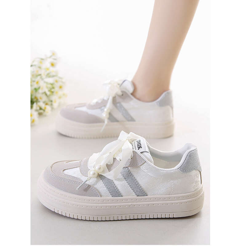 Dames Canvas Schoenen Nieuwe Dikke Bodem Honderd Casual Duitse Sneakers_voghion.com