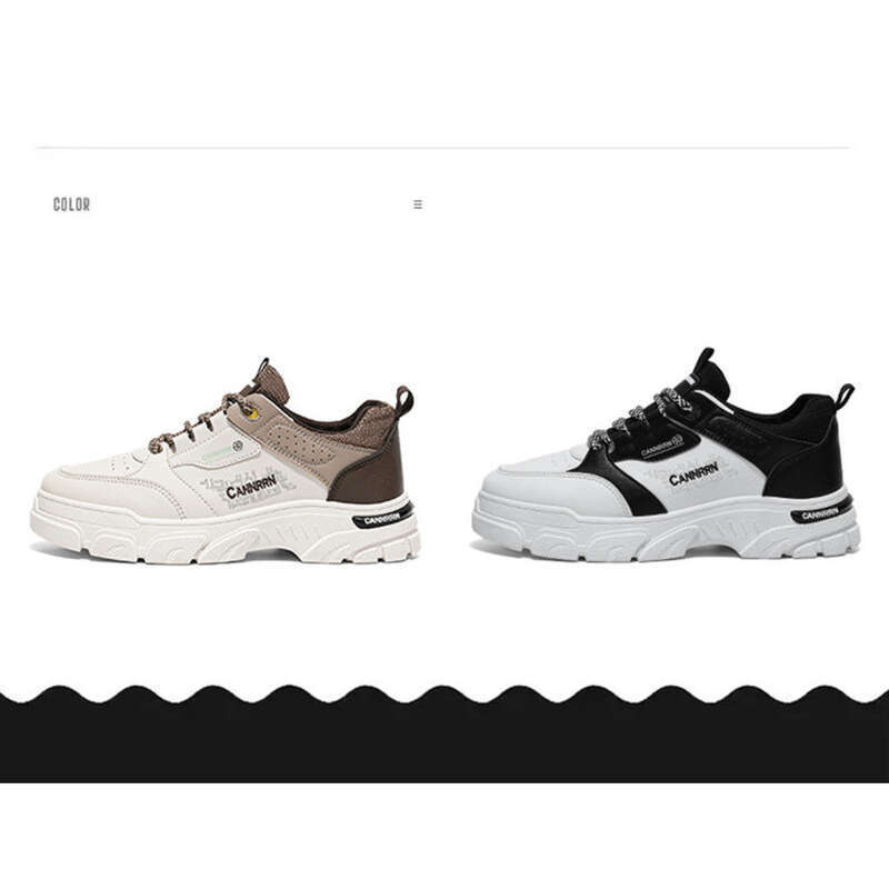 2024 Herbst Neue Atmungsaktive Martin Stiefel Herren Trendy Dicken Sohlen Sneakers Casual Board Outdoor Arbeitsschuhe_voghion.com