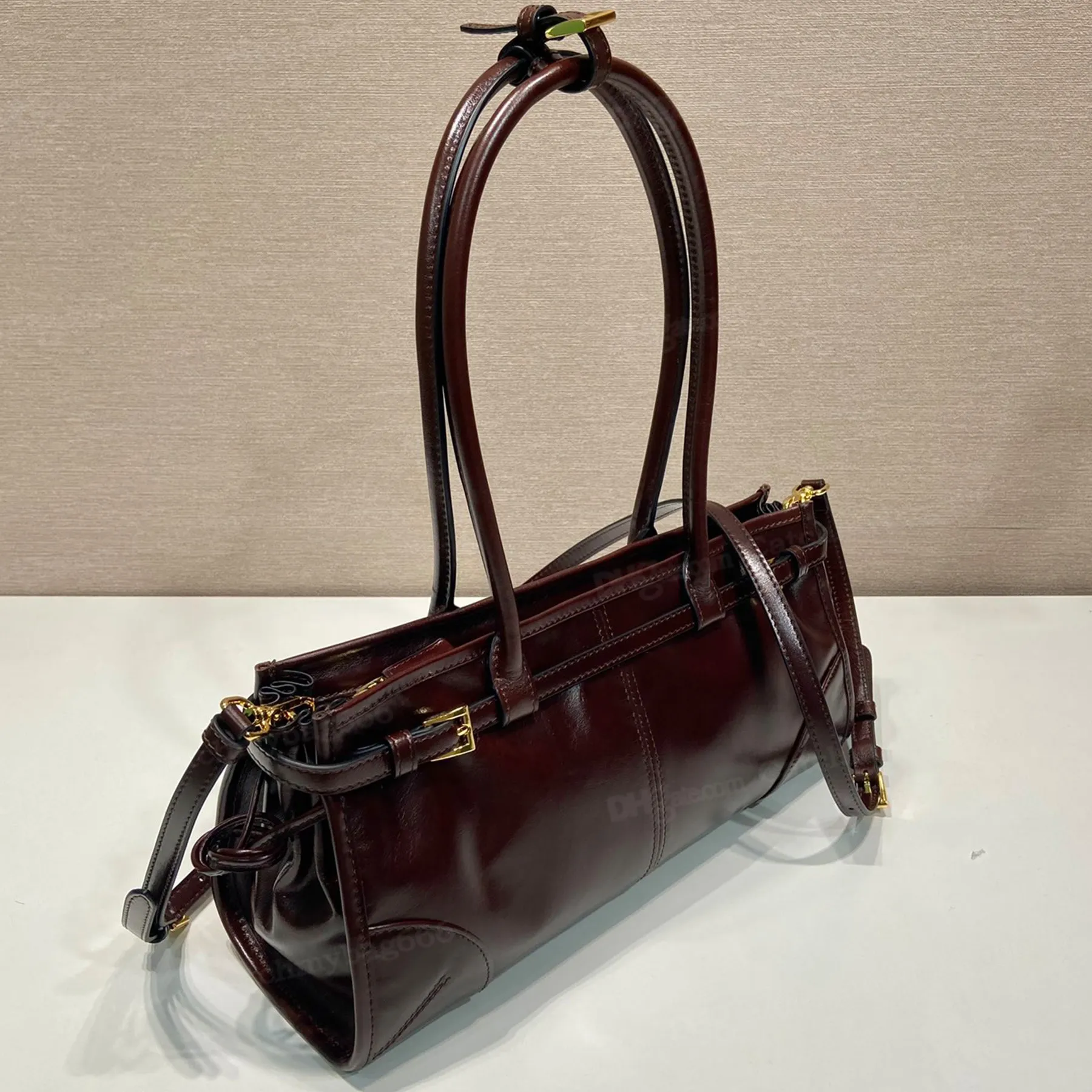 Top Qualität 10A Handtasche Designer Weiche Echtes Leder Schulter Abnehmbarer Riemen Nylon Futter Umhängetasche Mode Frauen_voghion.com
