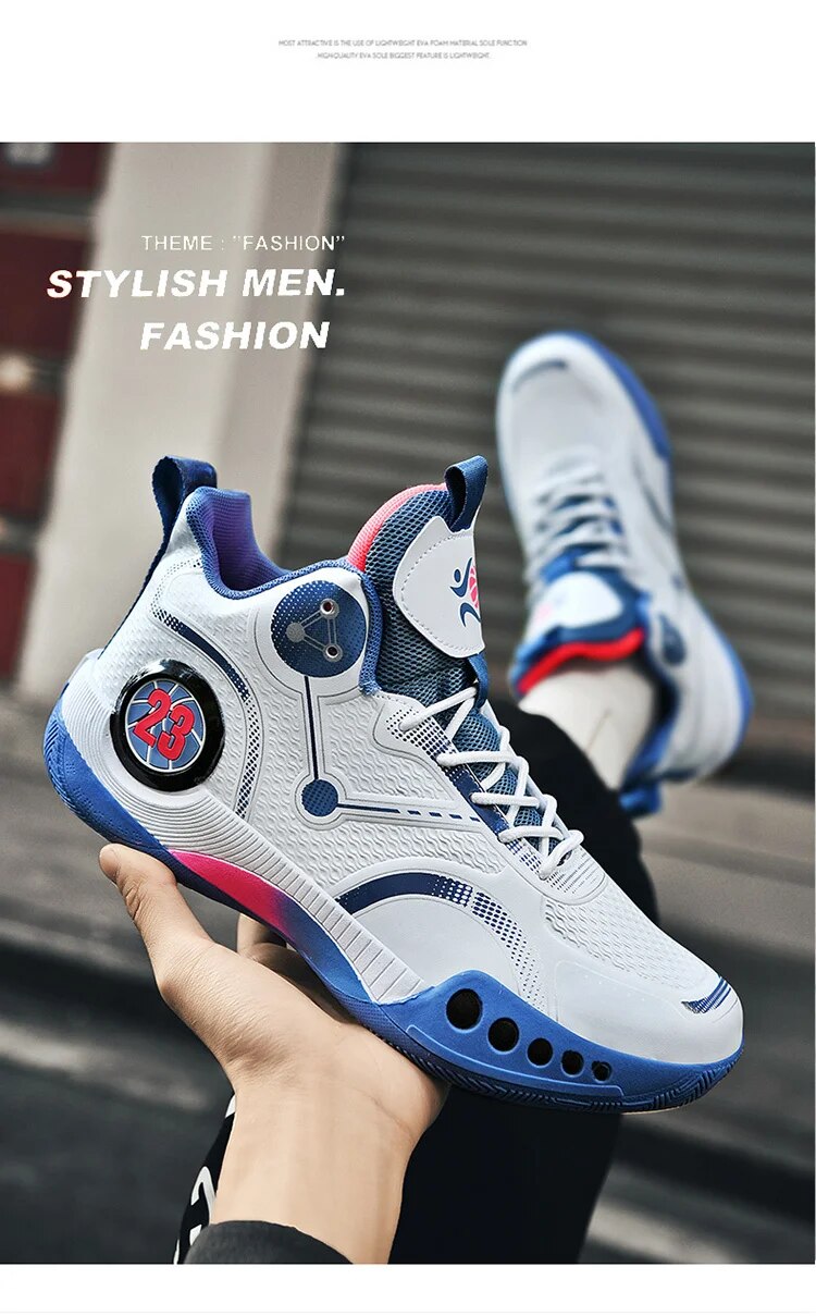 Moda Basket per uomo Uomo Palestra Allenamento Sport Popolare Colorato Impermeabile Casual Scarpe antiscivolo Scarpe da ginnastica da uomo_voghion.com