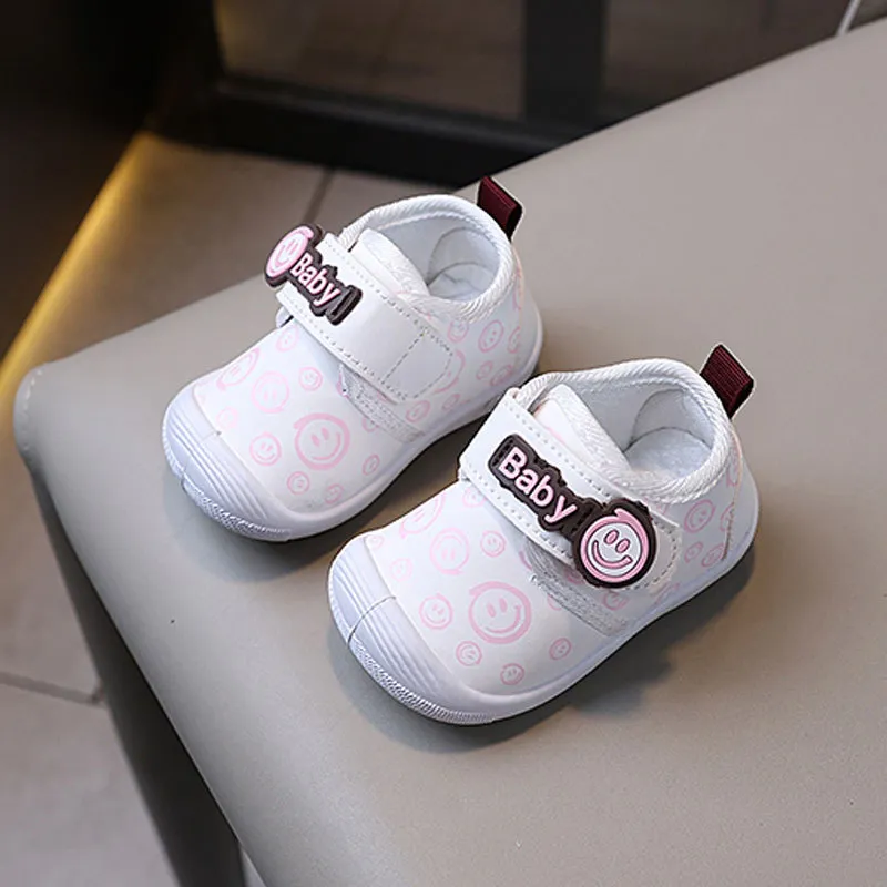 Bebek Kız Erkek İlk Yürüteçler Yumuşak Yenidoğan Enfant Cutefeet Spor Ayakkabılar Sevimli Bebek Yürümeye Başlayan Çocuk Günlük Ayakkabılar 16 - 21 Bedenler_voghion.com