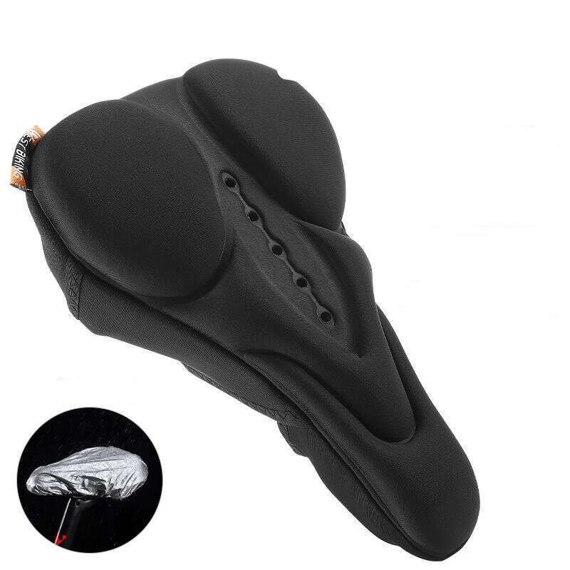 93% Positive Review Rate: Western Rider Cushion Memory Cotton Soft Cushion, Thickened Silicone Mountain Bike Seat Cover,_voghion.com