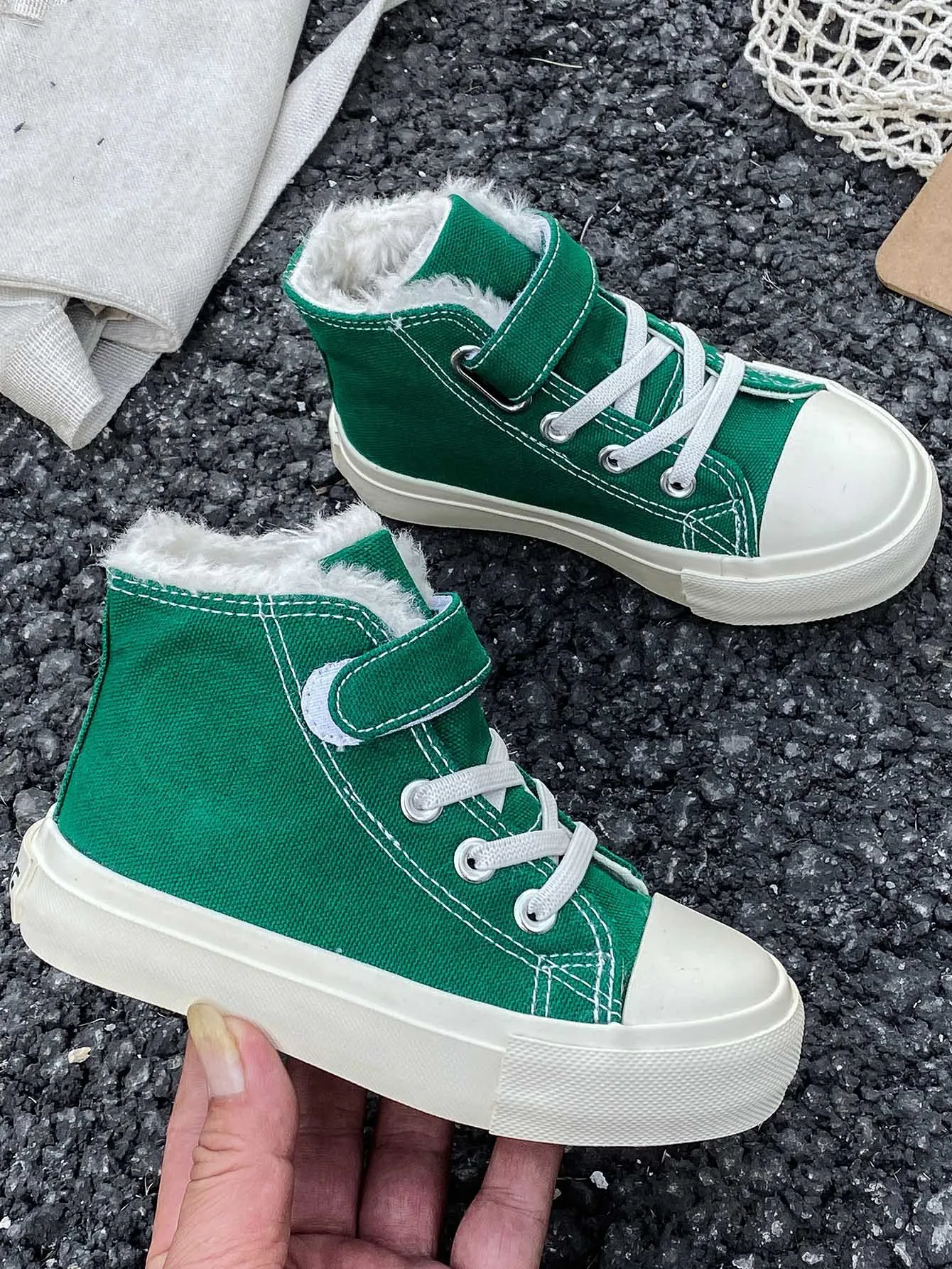 Board Thicken Plush Warm Children Boys Girls Happysteps Square Head Kids Cotton Boots Toddler Winter Shoes Youth Size_desvips.com