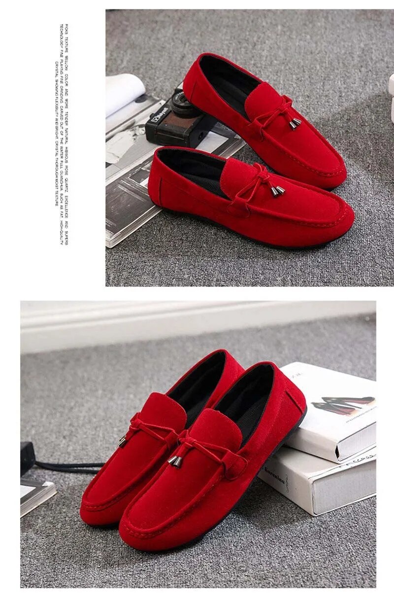 Mocassins de mode populaire pour hommes, chaussures décontractées à tête ronde, chaussures respirantes_voghion.com