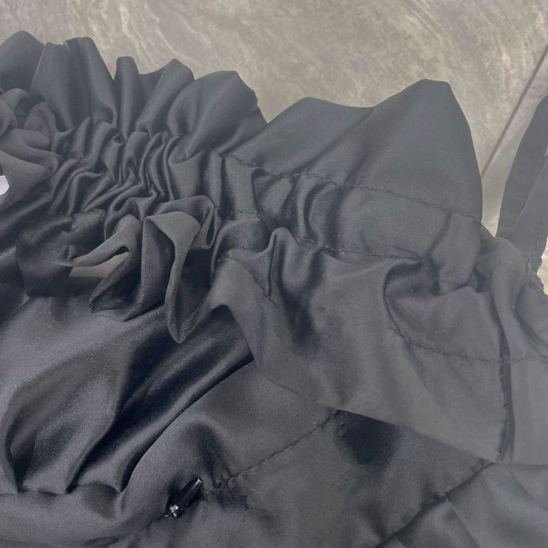 Silk Satin Oxford Handtasche Neue Große Weiche Schulter Seite Falten Unterarm Tasche Frauen_voghion.com