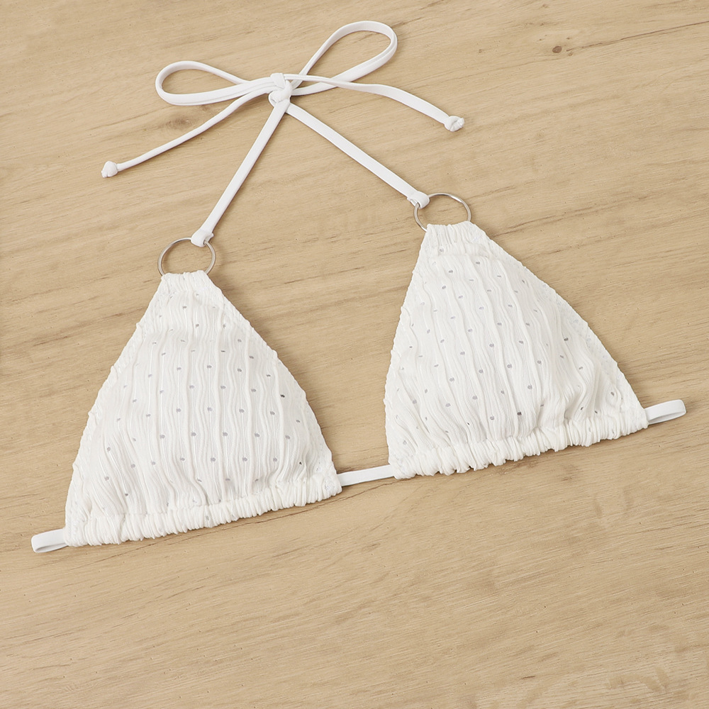 Women's Clothing Beach sexy bikini special fabric net celebrity new split three-piece beach outdoor _voghion.com