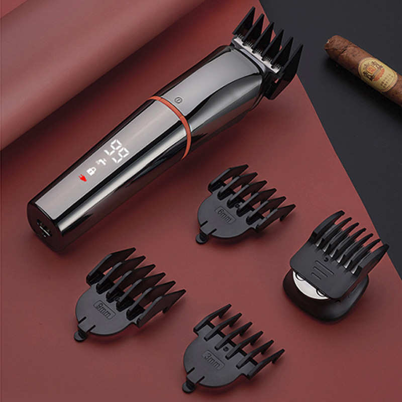 Máquina de cortar cabelo masculina seis em um máquina de cortar cabelo elétrica conjunto de máquina de cortar cabelo_voghion.com