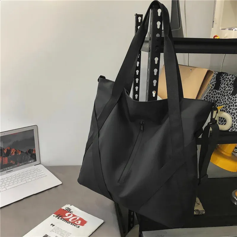 Wasserdichte Oxford Big Tote für Frauen Mode Einfache Große Paket Shopping Lady Handtasche Anti-reißen Freizeit Frau Schulter_voghion.com