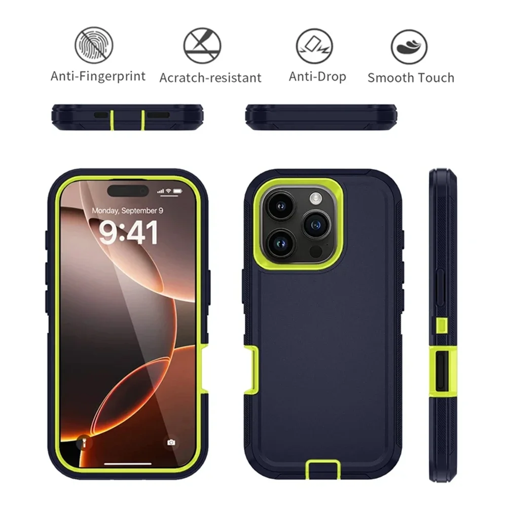 Otter Armor Shockproof Defender Phone Case For Iphone Pro Max Plus_voghion.com