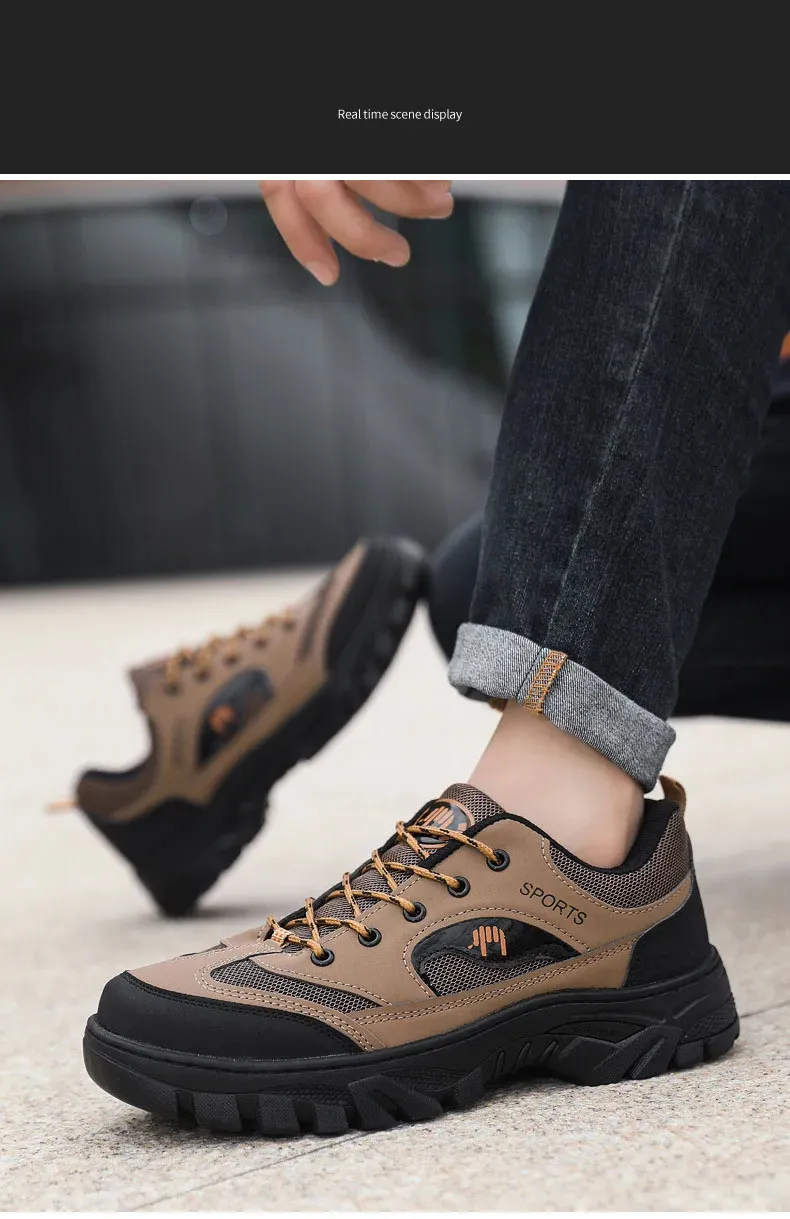 Oulylan Scarpe da trekking antiscivolo per uomo, da arrampicata, sportive, per il tempo libero, da corsa, da trekking, da ginnastica 240619_voghion.com
