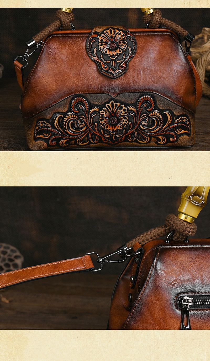 2024 Vintage Schulter Umhängetaschen Spleißen litche geprägte Handtasche für Damen Geschenk Geldbörse PU Leder_voghion.com