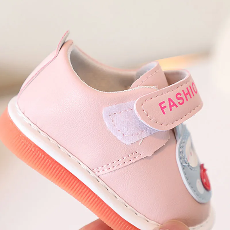 2025 Neonato Casual Squeaky Toddler Soft Bottom Primi Passi Cutefeet Bambini Sneakers Coniglio Cartone Animato Bambini_voghion.com