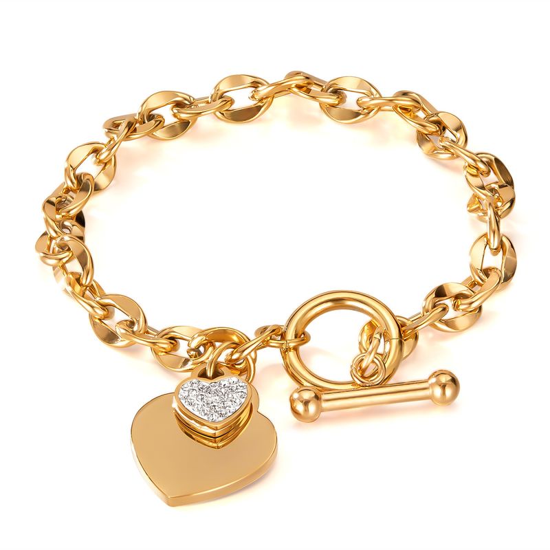 Moda ins love gioielli in acciaio inossidabile personalizzati fibbia OT bracciale in titanio di alta qualità per le donne_voghion.com