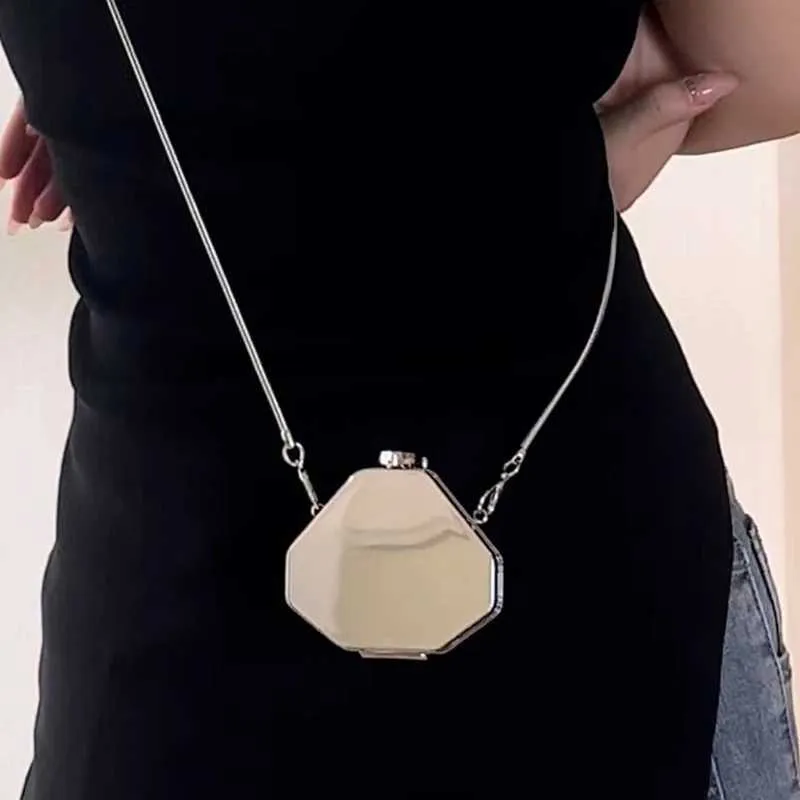 Sacs à bandoulière en acrylique brillant pour femmes, mini sacs carrés à la mode, sac à bandoulière simple, portefeuille zéro, petits sacs pour écouteurs C241214_voghion.com