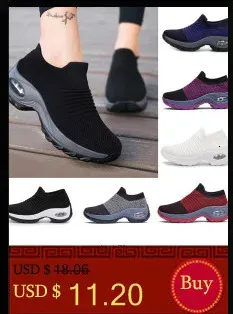 Women's Running Shoes Breathable Air Cushion Platform Trainers_voghion.com