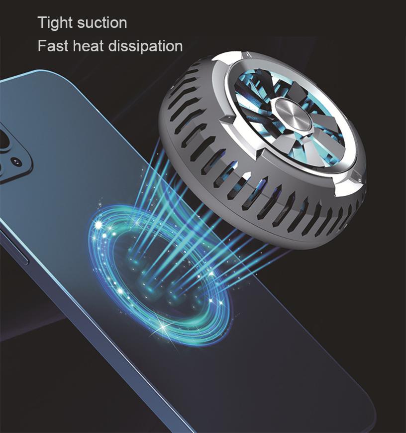 Strong magnetic suction refrigeration mobile phone radiator_voghion.com
