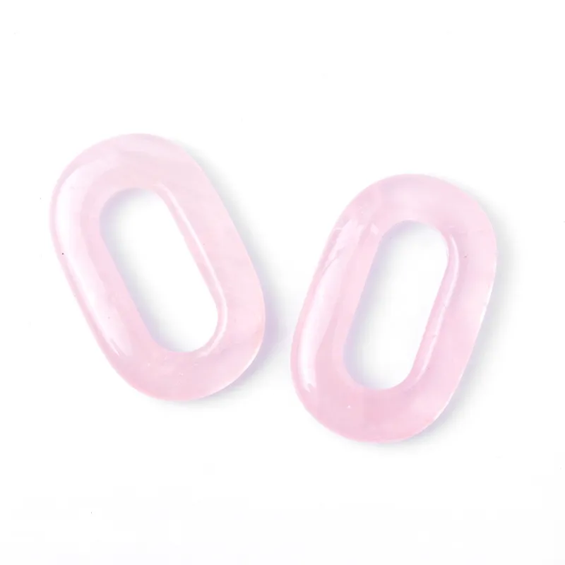 Lot de 10 pendentifs en pierre de cristal naturel en forme de O en forme d'améthyste, quartz rose, œil de tigre, breloques pour collier à faire soi-même_voghion.com