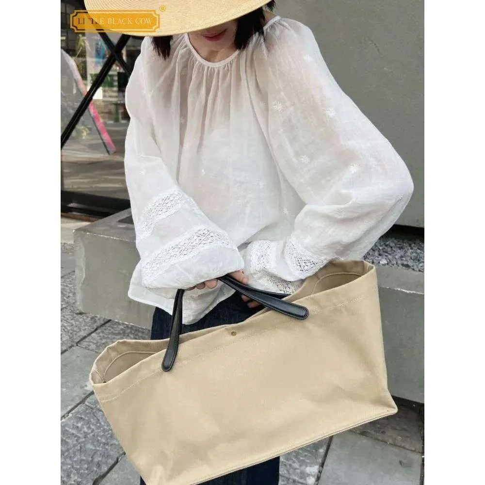 2025 Spring Summer Designer Women Casual Totes Handbag Haruku Large Capacity Canvas Ladies Single Shoulders Shopping_voghion.com