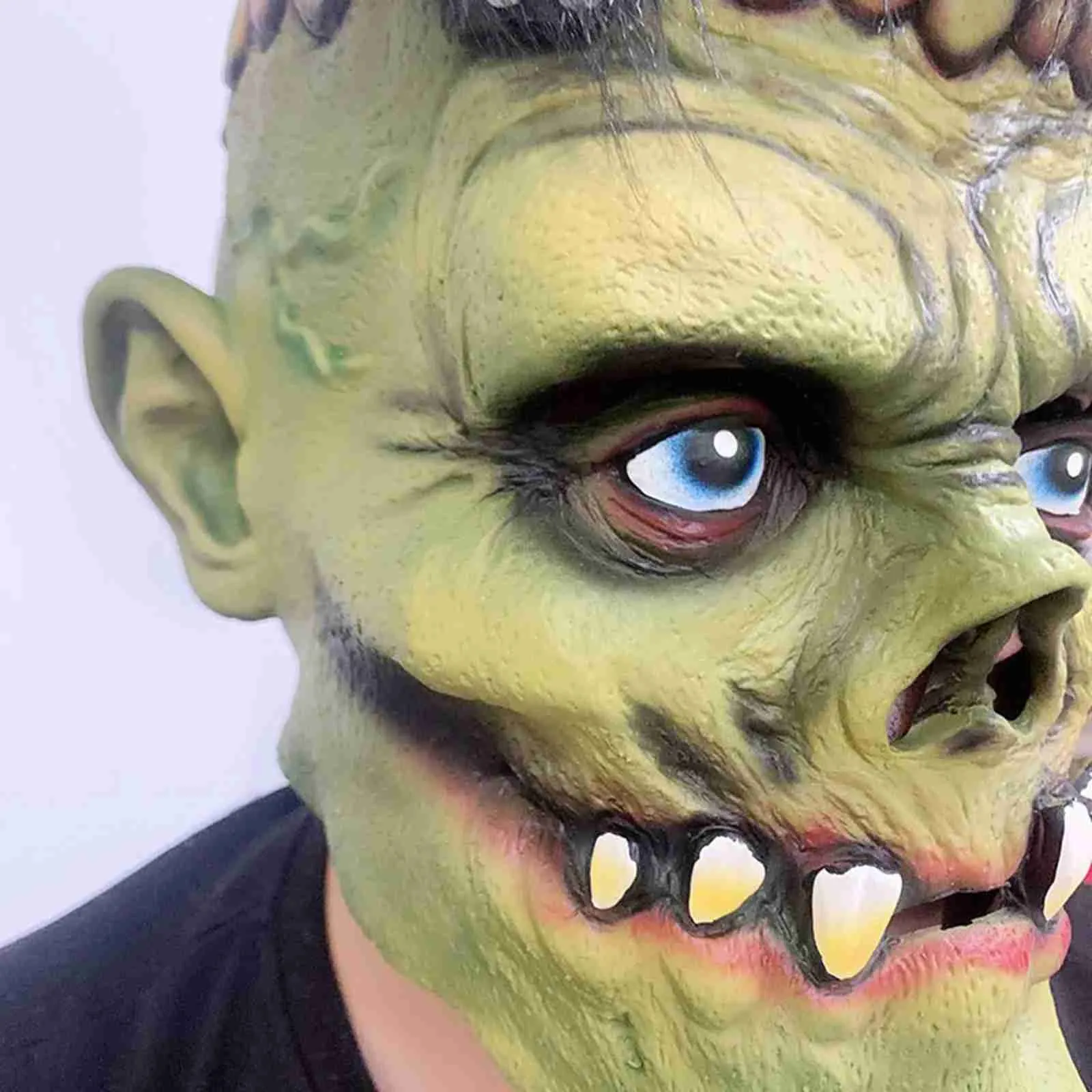 Máscaras de terror de Halloween para adultos, máscara de vampiro, zombi, monstruo, disfraz de látex, fiesta de carnaval, casco de cabeza completa, casa embrujada_voghion.com