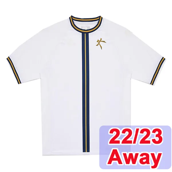22 23 Kallithea Athen Fußballtrikots Heim Blau Auswärts Weiß Kurzarm Fußballhemd Erwachsenenuniform_voghion.com