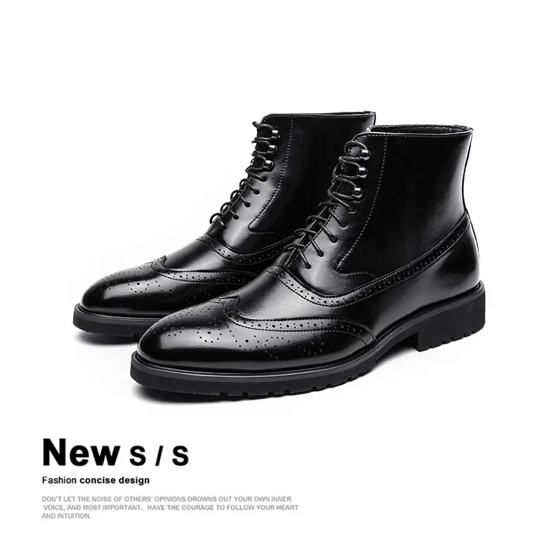 Chaussures de sport antidérapantes pour hommes, chaussures décontractées à plateforme rehaussante, chaussures tendance pour papa_voghion.com