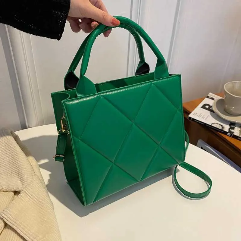 Casual Large Capacity Ladies Handbags Top-handle Fashion Plaid Crossbody Shoulder Bags For Women GiftC241210_voghion.com