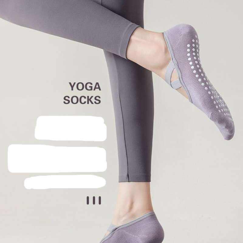 Șosete profesionale de yoga pentru femei, antiderapante, Pilates pentru începători, pentru uz interior, pentru podea de fitness pentru sport de primăvară și vară_voghion.com