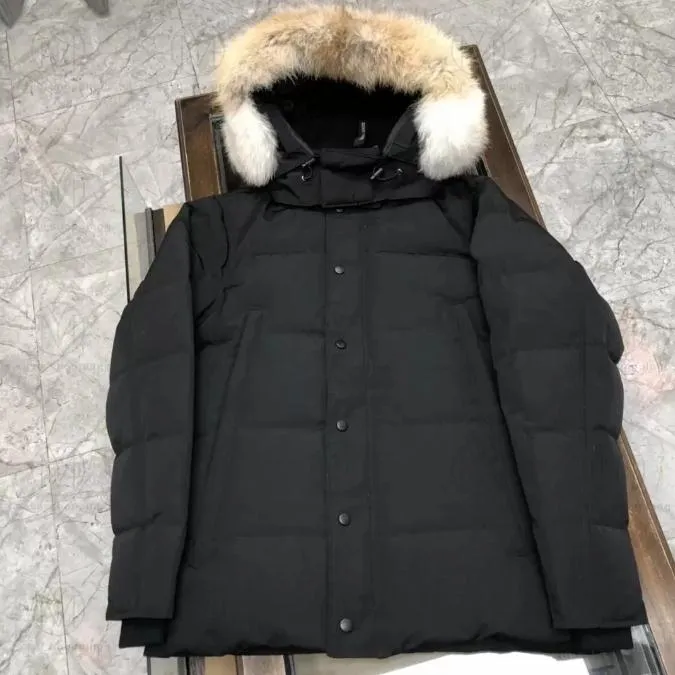 Canada Uomo Designer Giacche Veste Homme Outdoor Puffer Inverno Jassen Outerwear Grande Pelliccia Con Cappuccio Fourrure Manteau Down_voghion.com