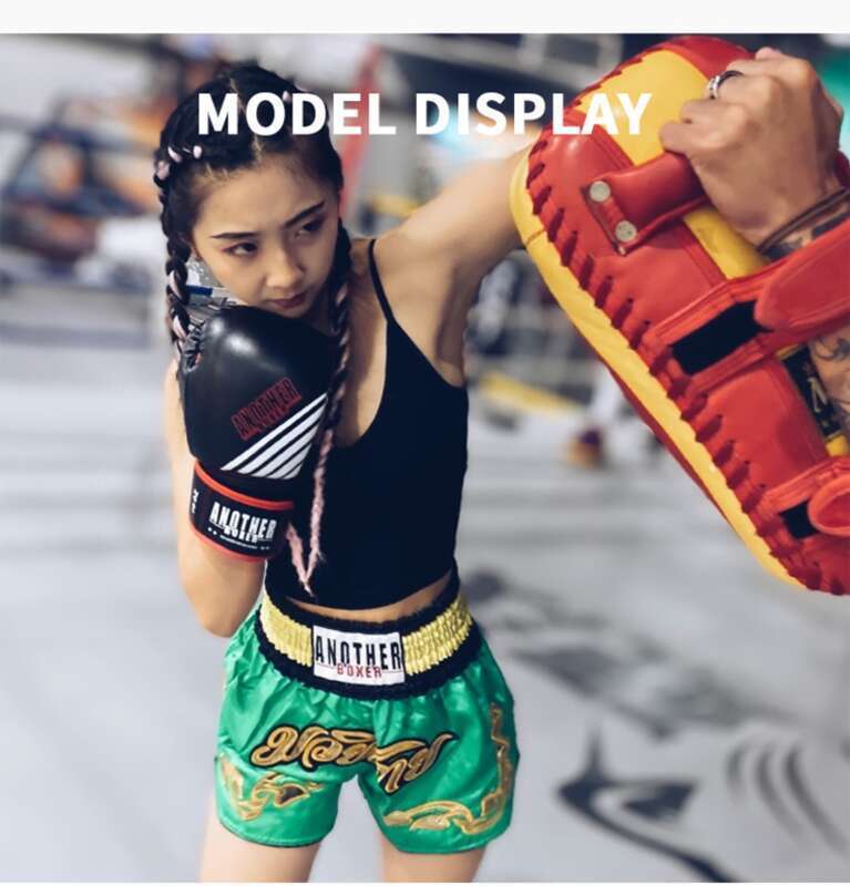 Pantaloncini Muay Thai thailandesi per uomini e donne adulti MMA Training Performance Boxe Arti marziali Sanda Combattimento uomini e donne_voghion.com